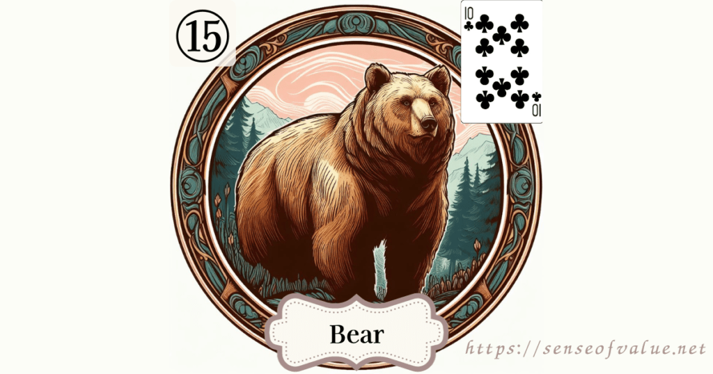 lenormandcard-no15-bear