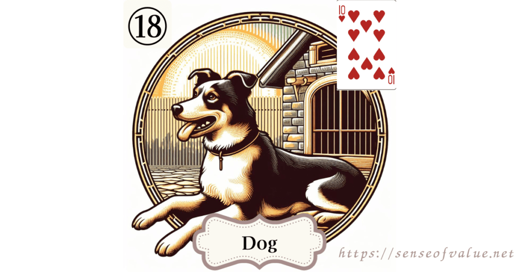 lenormandcard-no18-dog