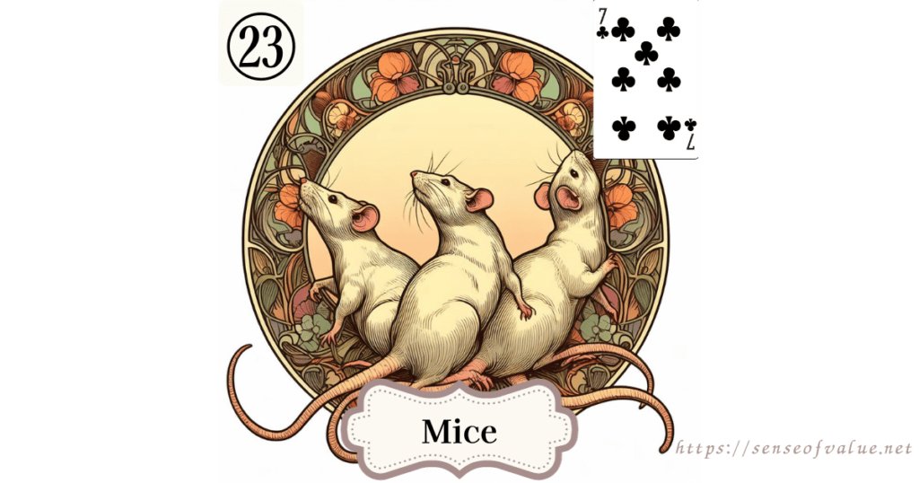 lenormandcard-no23-mice