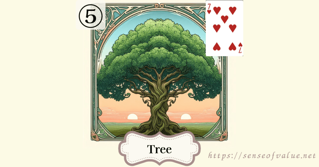 lenormandcard-no5-tree